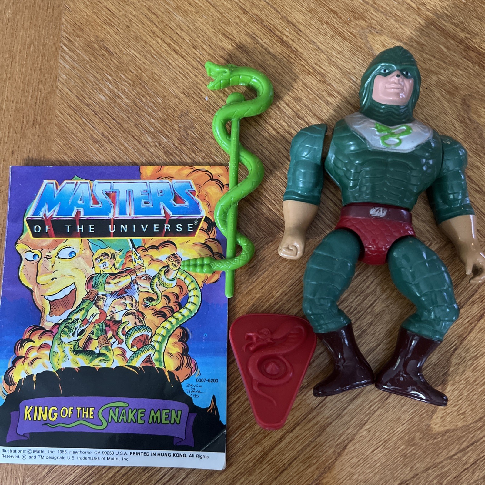 KING HISS 100% Complete *VERY NICE* Vintage Masters of the Universe He-Man Comic KING HISS 100% Complete *VERY NICE* Vintage Masters of the Universe He-Man Comic