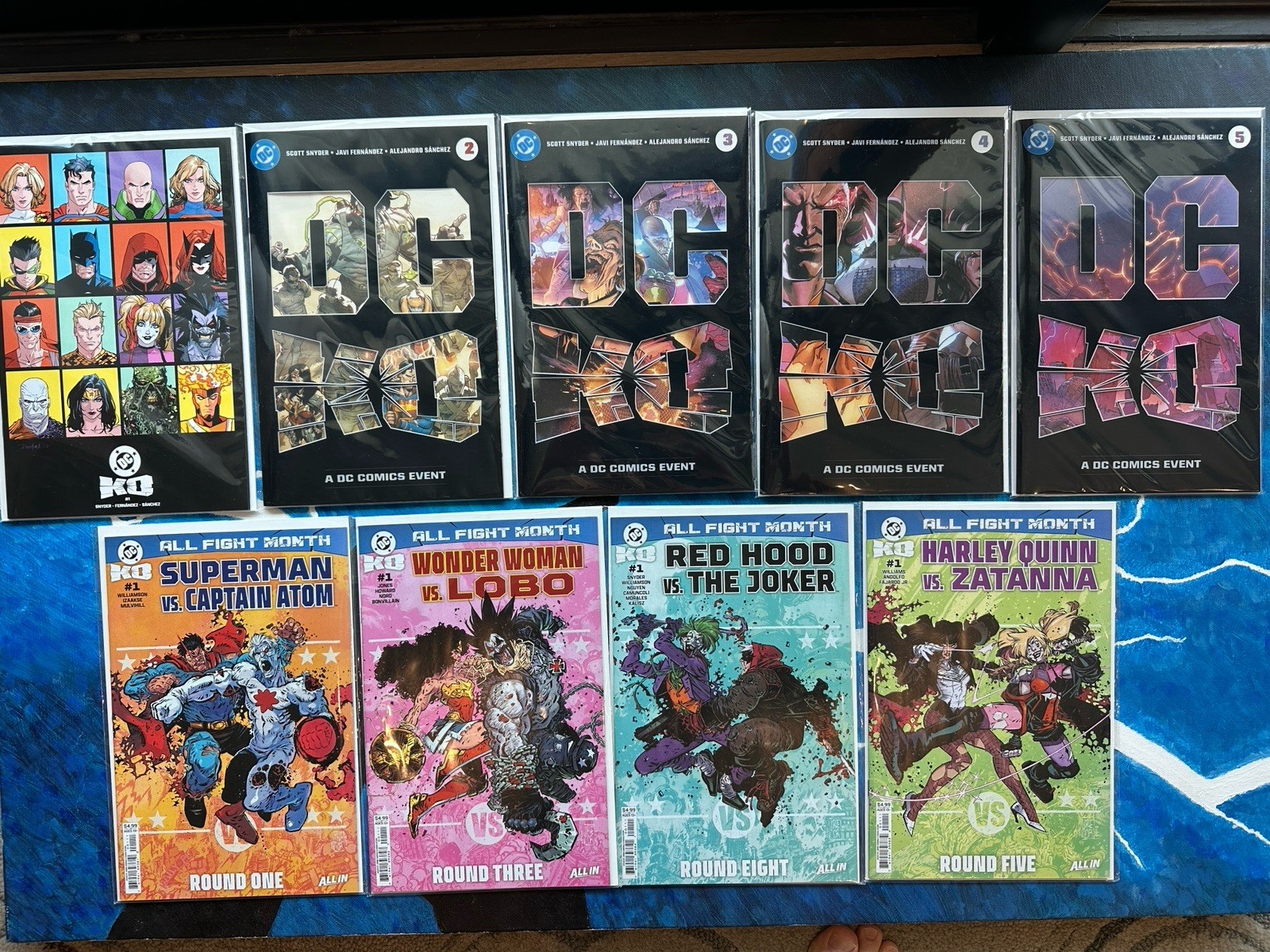 DC KO #1 Mora Cover 2 3 4 5 + 4 Vs Books Cover A 1ST PRINT UNREAD NM Read Desc