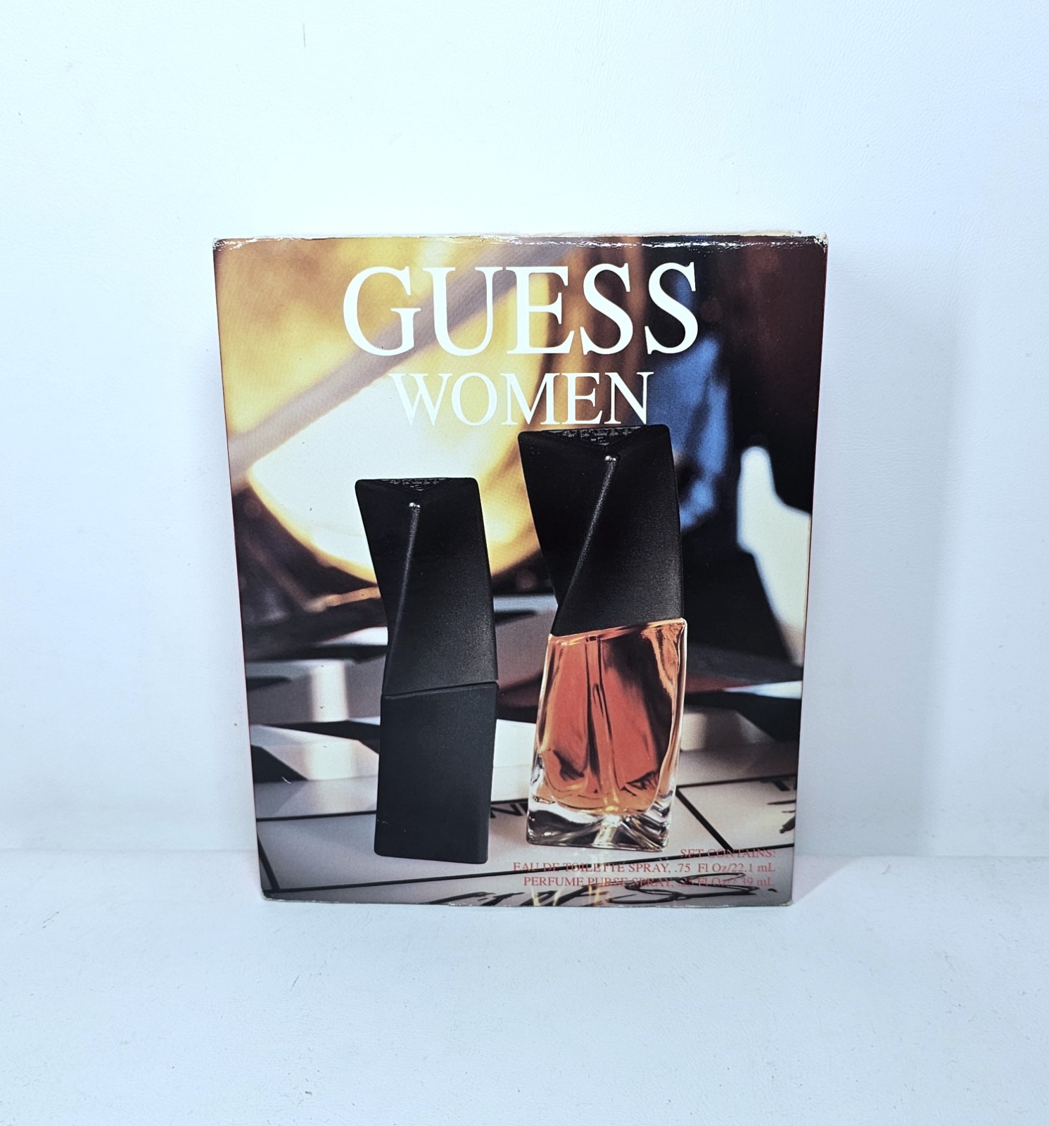 Vintage Guess Women Eau De Toilette  & Perfume Purse Spray - .75 oz & .25 oz