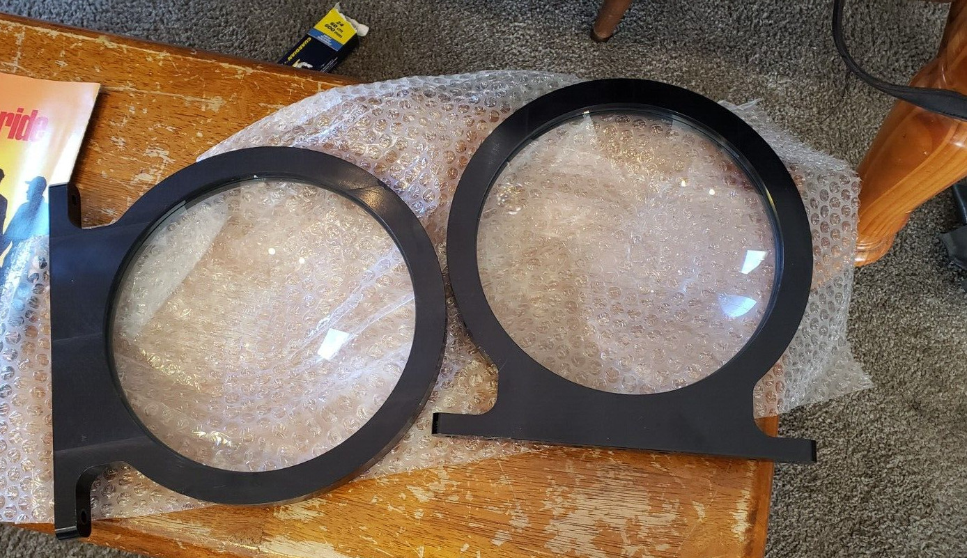 LOT Laboratory Lab Industrial Heavy Duty Magnifying Glass Light UV Curing 7-1/4\