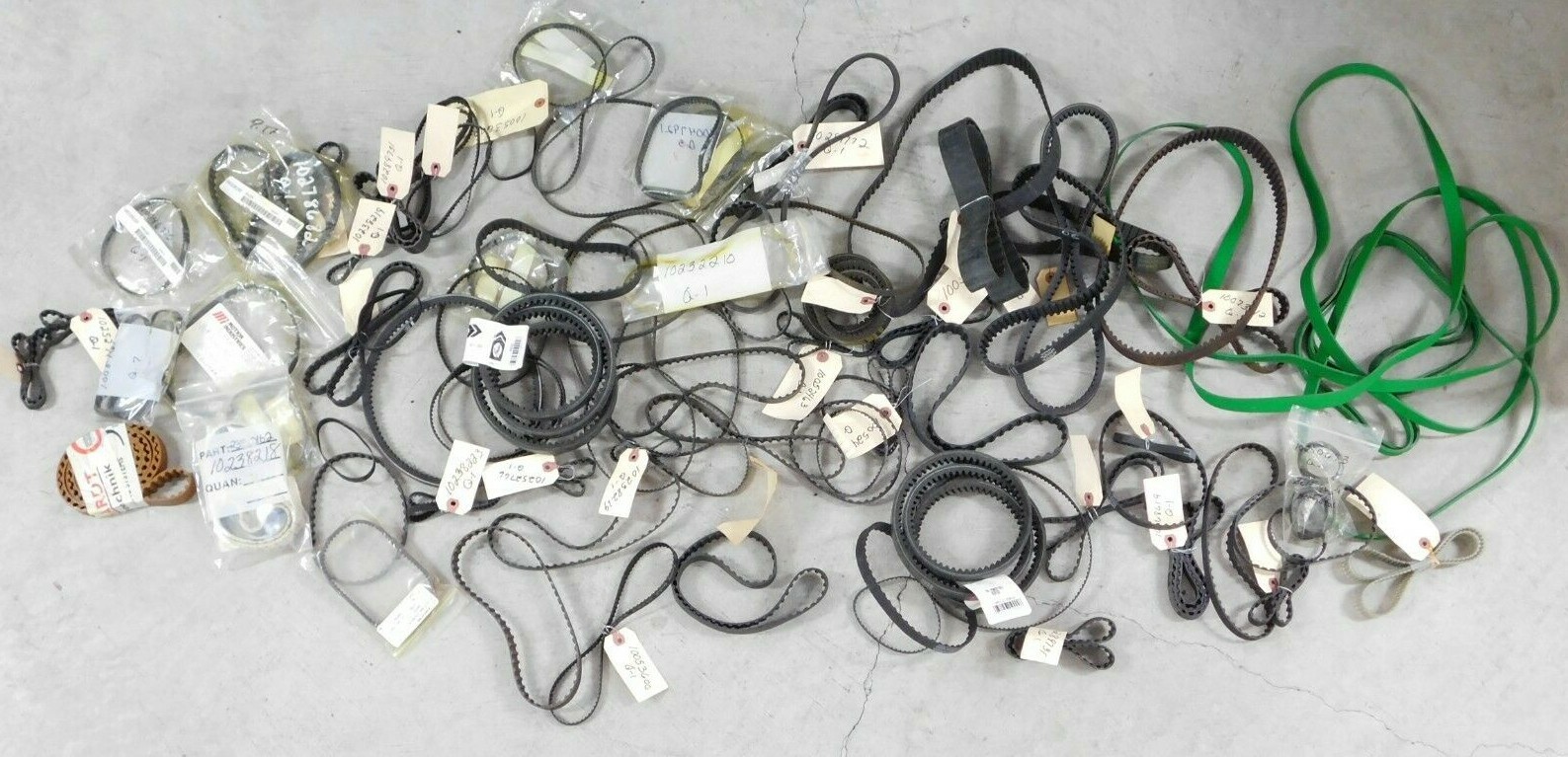 BIG LOT OF 80+ NEW Drive Transmission Timing Belts, Gates, Browning, Goodyear LV
