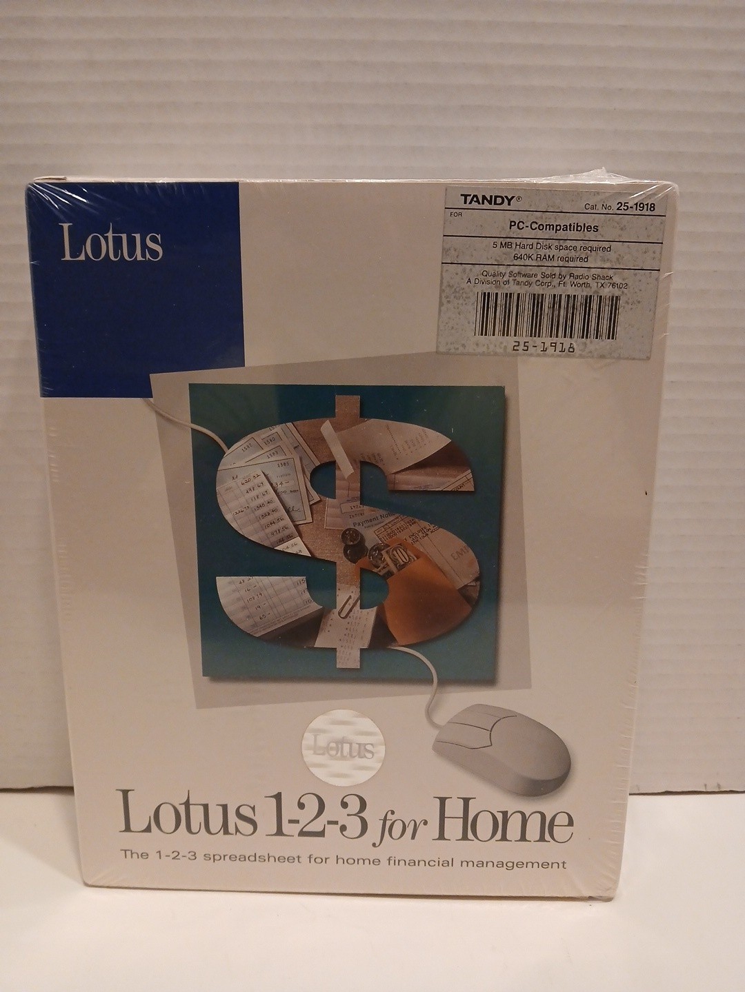 LOTUS 1-2-3 For Home Spreadsheet DOS Window RELEASE 1.0 1992 Brand New Sealed LOTUS 1-2-3 For Home Spreadsheet DOS Window RELEASE 1.0 1992 Brand New Sealed