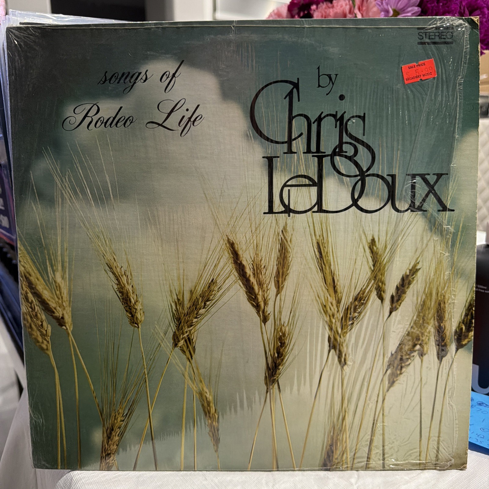 Chris LeDoux Songs Of Rodeo Life Vinyl LP - VERY RARE Vinyl