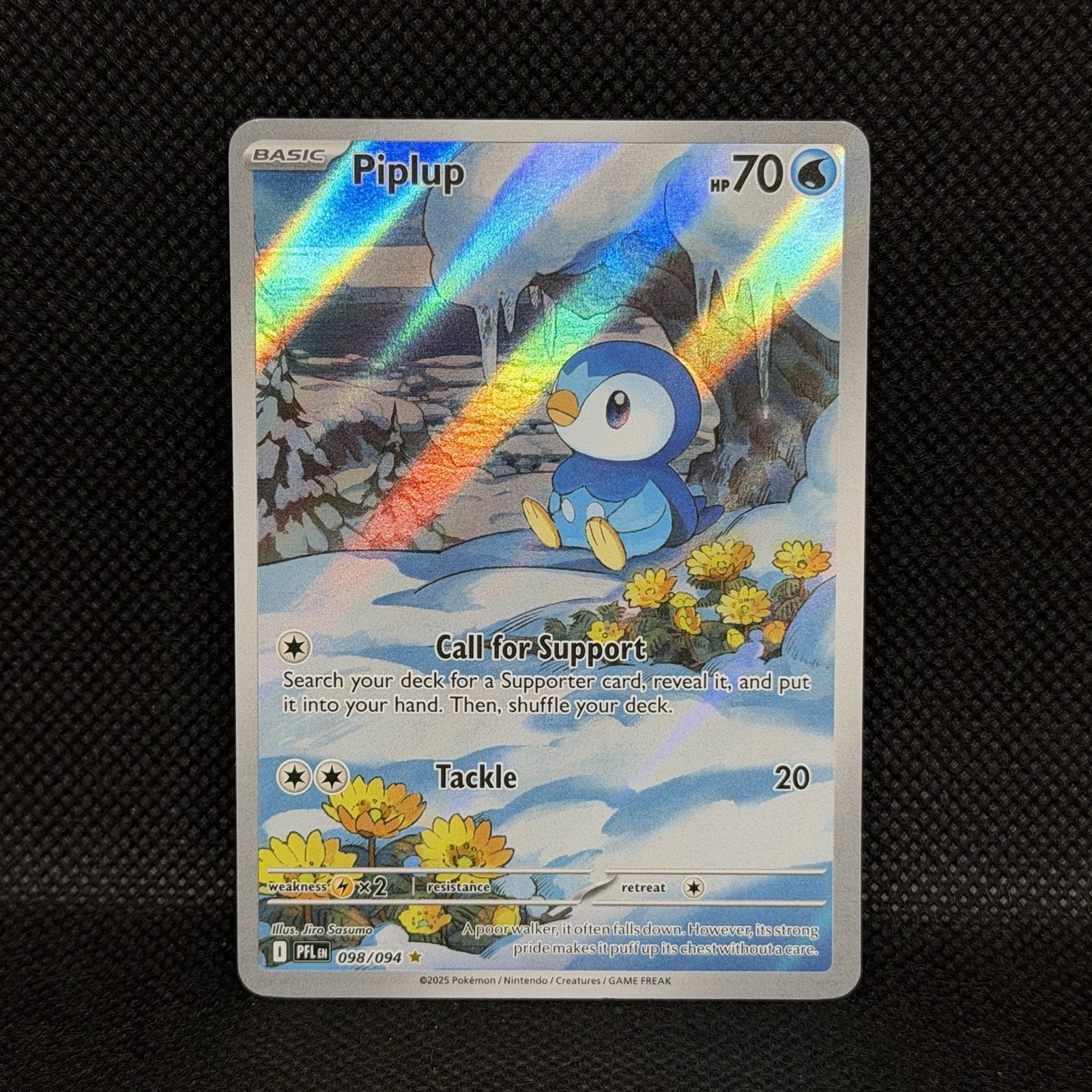 Piplup 098/094 Pokemon Me02: Phantasmal Flames Illustration Rare Near Mint