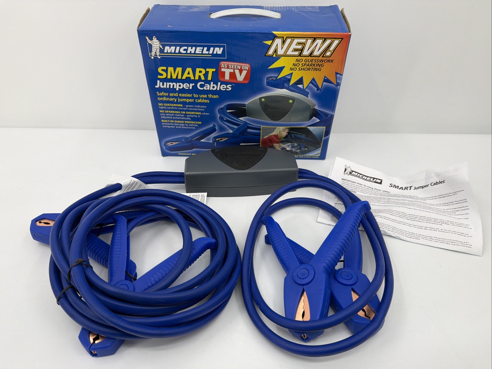 Michelin Smart Jumper Booster Cables Cables Heavy Duty w/ Safety Control Michelin Smart Jumper Booster Cables Cables Heavy Duty w/ Safety Control