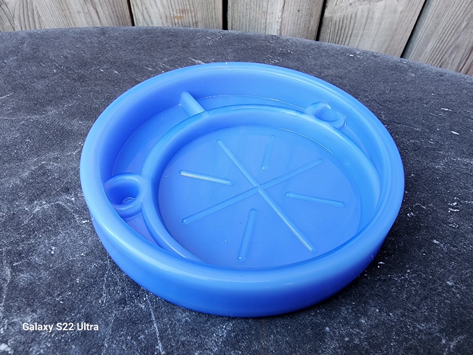 Blue Art Glass Coaster McKee Style Delphite Great for Mulitple Party Gifts Blue Art Glass Coaster McKee Style Delphite Great for Mulitple Party Gifts