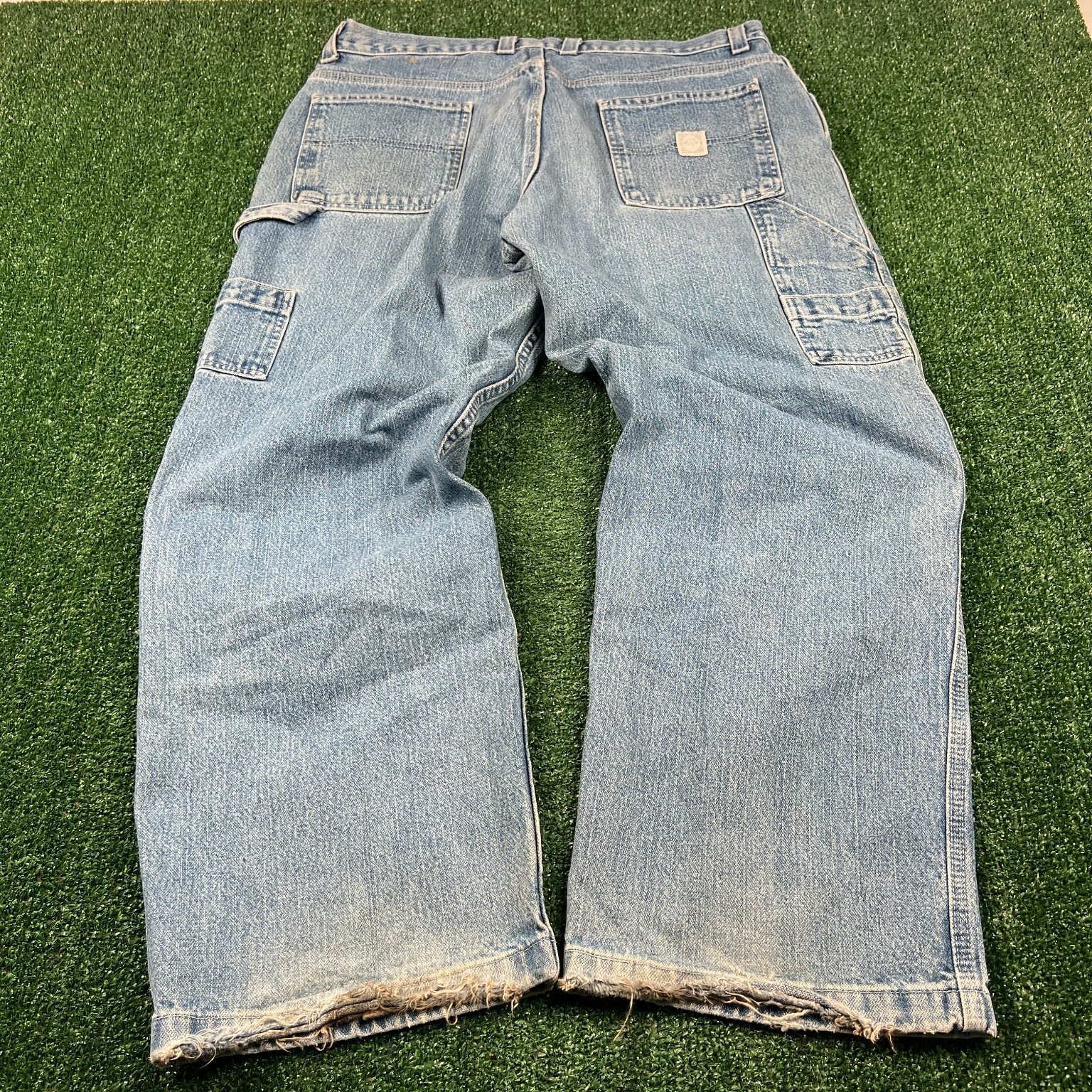 Vintage Faded Glory Carpenter Wide-Leg Jeans Mens 38x30\