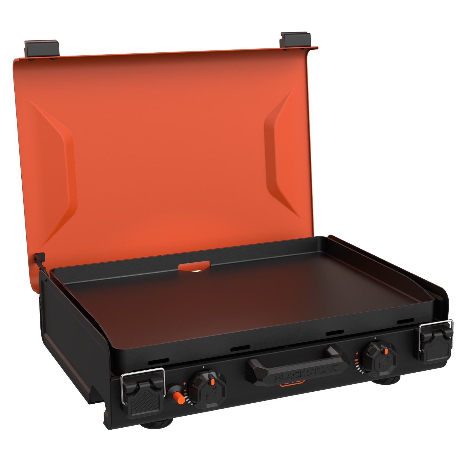 Blackstone Camping Griddle, 20 x 14 Inch, Ceramic Titanium Coated, 2 Burners,