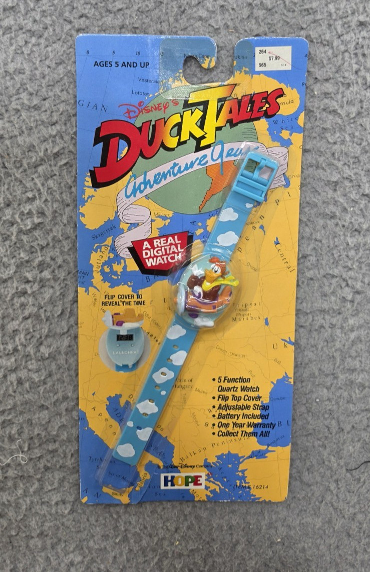 Disney's DuckTales Launchpad McQuack Wrist Watch Kid's Watch Retro New Disney's DuckTales Launchpad McQuack Wrist Watch Kid's Watch Retro New