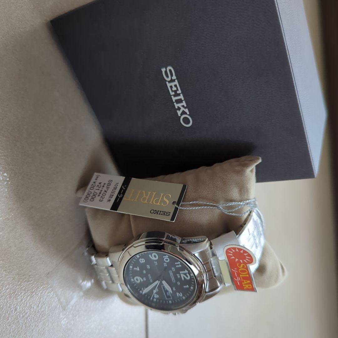 SEIKO SPIRIT Solar Black Dial