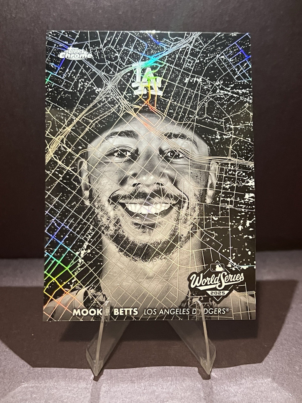 2026 Topps Chrome World Series at Night Mookie Betts #WSN-2 SSP 2026 Topps Chrome World Series at Night Mookie Betts #WSN-2 SSP