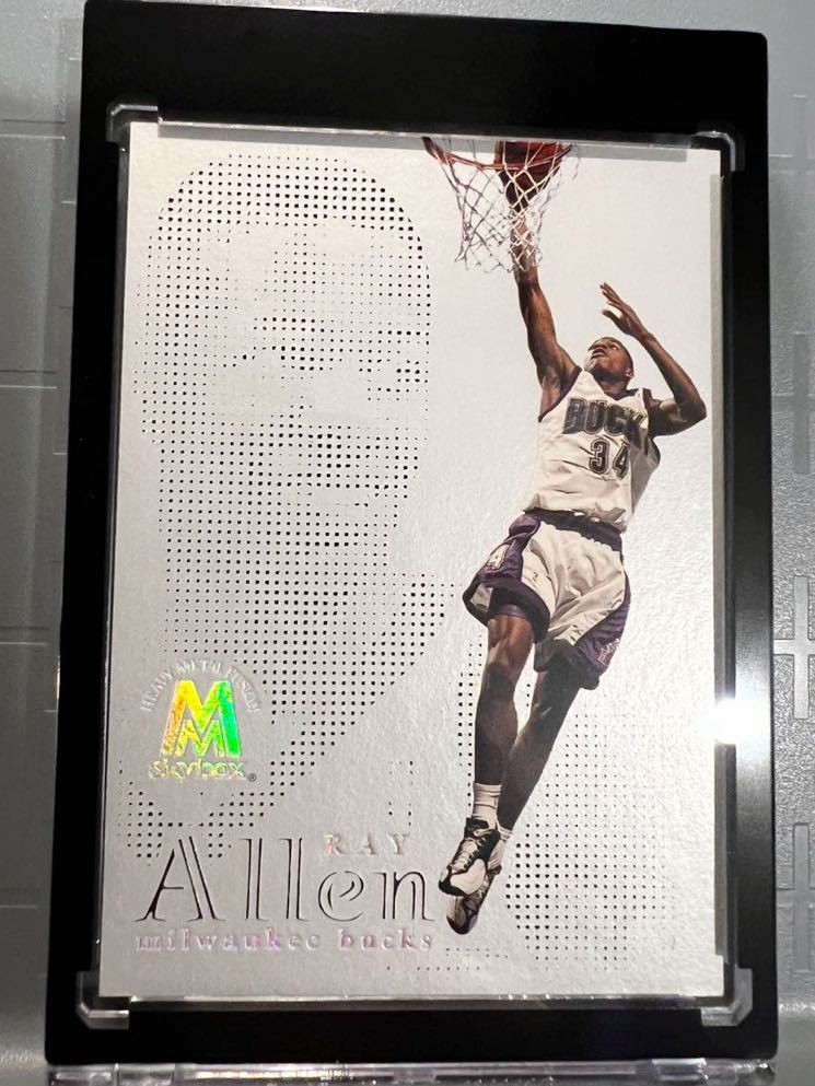 Rare 1998 99 Skybox Molten Metal Heavy Metal Fusion Ray Allen Bucks Parallel NBA