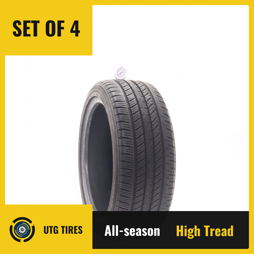Set of (4) Used 225/45R18 Yokohama YK-GTX 95V - 9-9.5/32