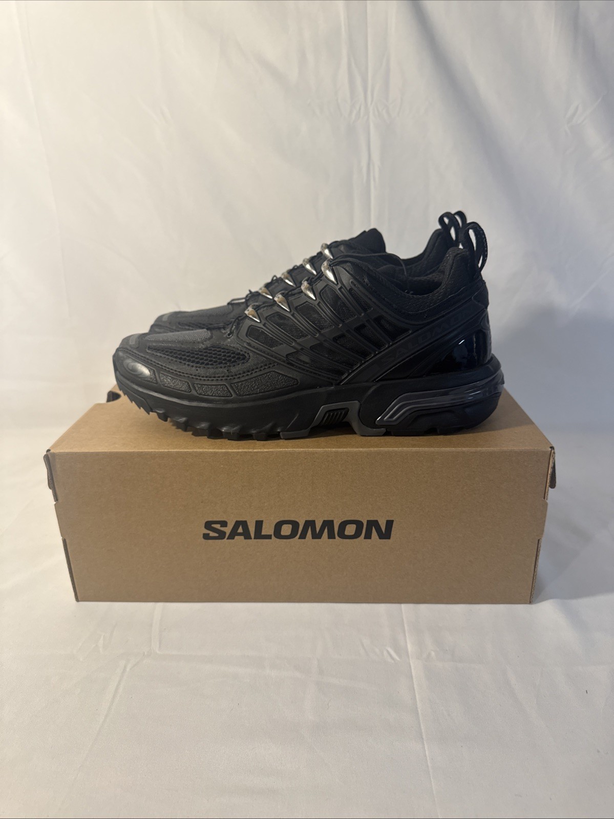 Salomon ACS Pro Advanced Triple Black M 10 W 11 Casual Lifestyle Salomon ACS Pro Advanced Triple Black M 10 W 11 Casual Lifestyle