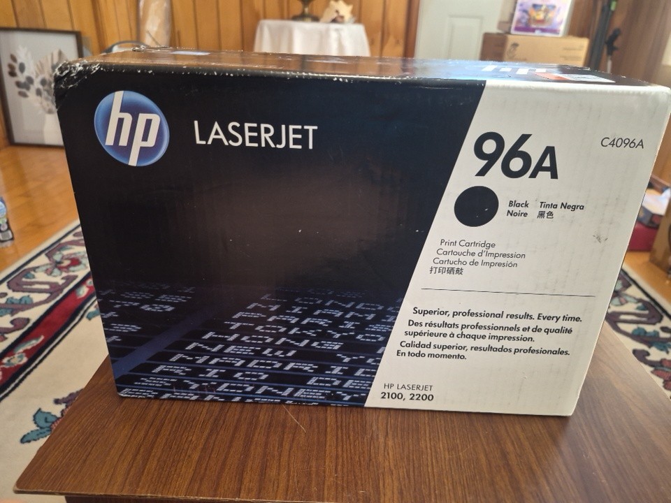 HP 90A Genuine Black Laserjet Toner Print Cartridge C4096A New Sealed HP 90A Genuine Black Laserjet Toner Print Cartridge C4096A New Sealed