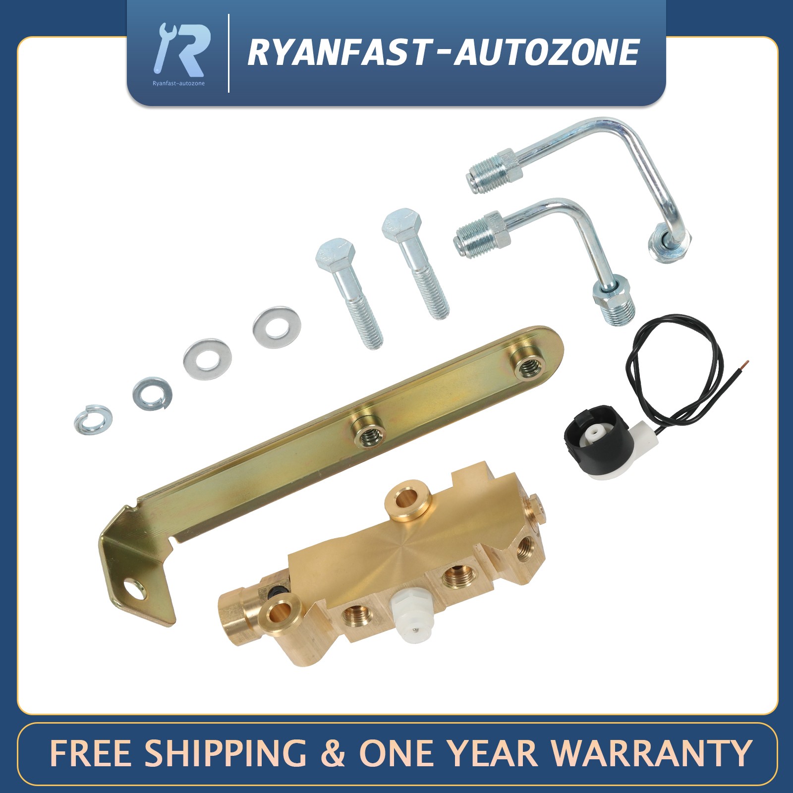 NEW Front Drum Rear Brake Proportioning Valve & Mount Brass Disc/Drum Disc PV2 