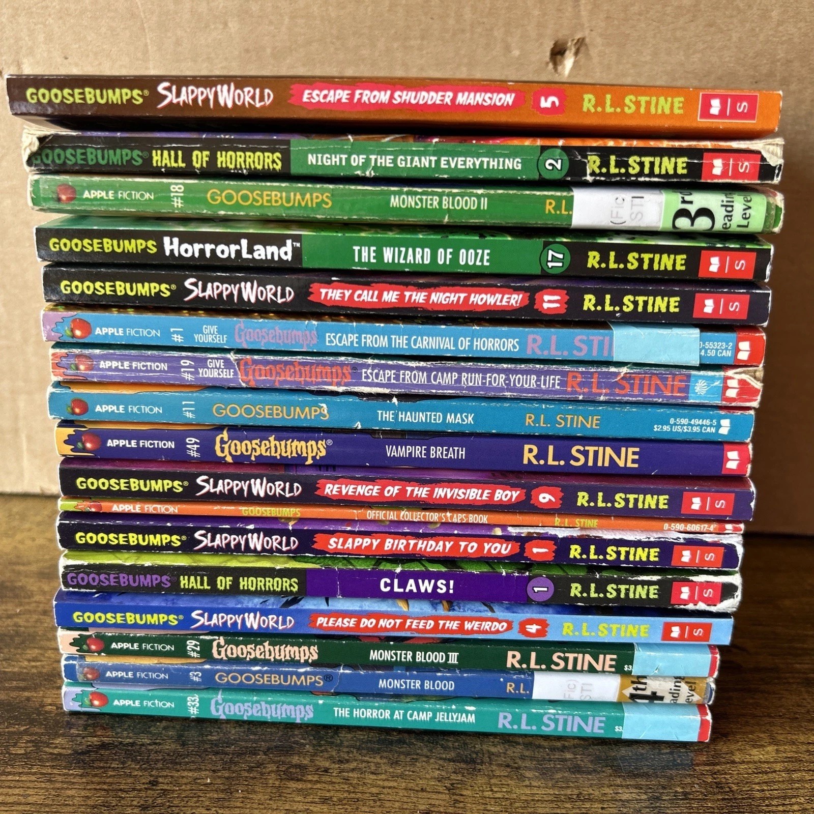 Goosebumps Books 17 R.L. Stine Lot Fear Street Books 1990s Vintage SC #3