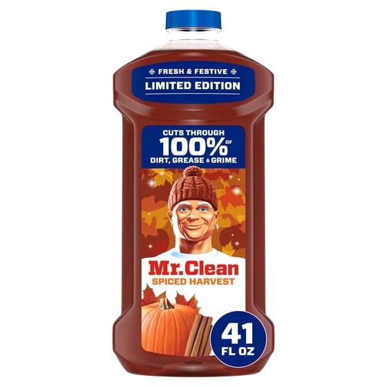 Mr. Clean All Purpose Cleaner Spiced Harvest Pumpkin Floor Cleaner 41 fl oz