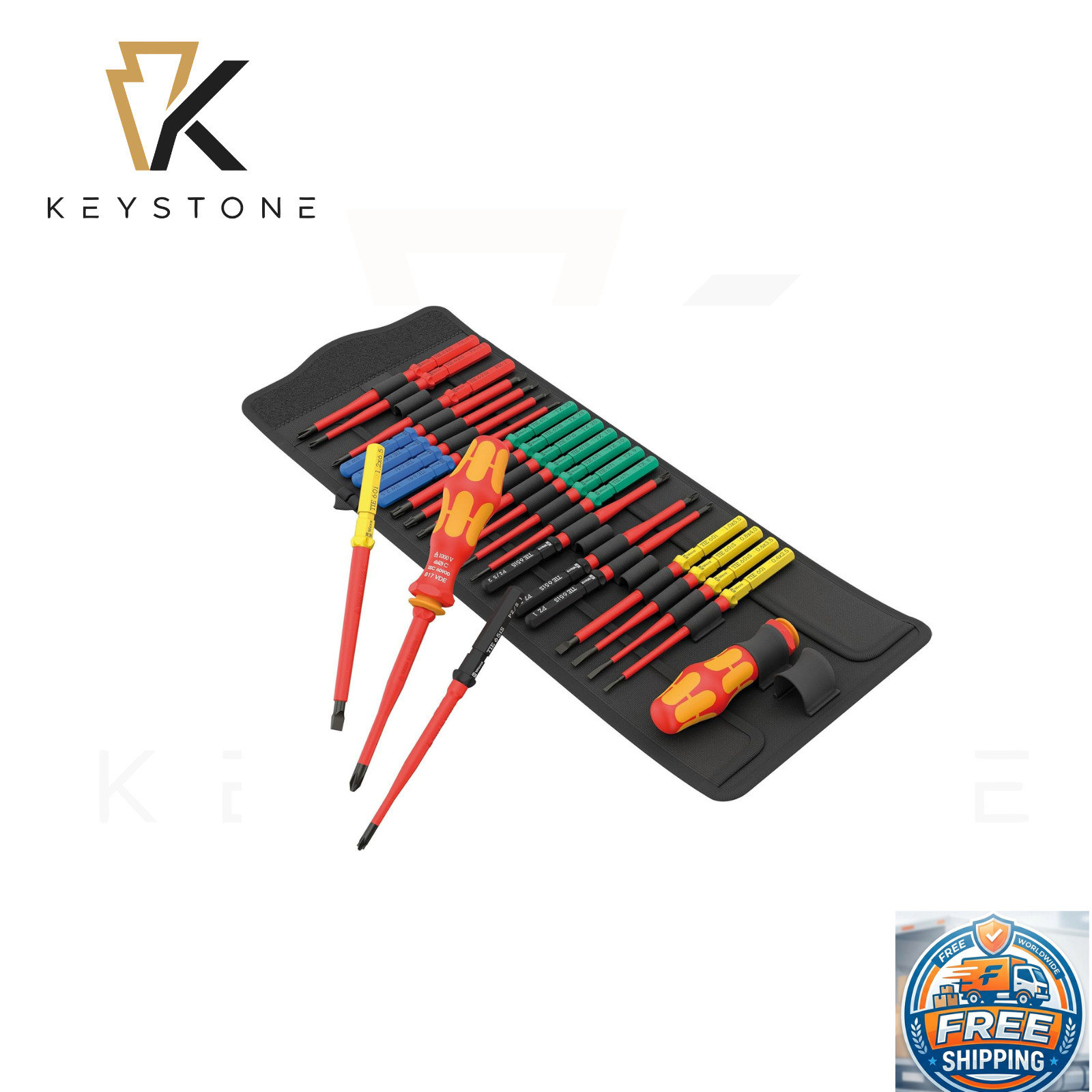 Wera 05006617001 KRAFTFORM KOMPAKT VDE BIG PACK 1, 26 PIECES