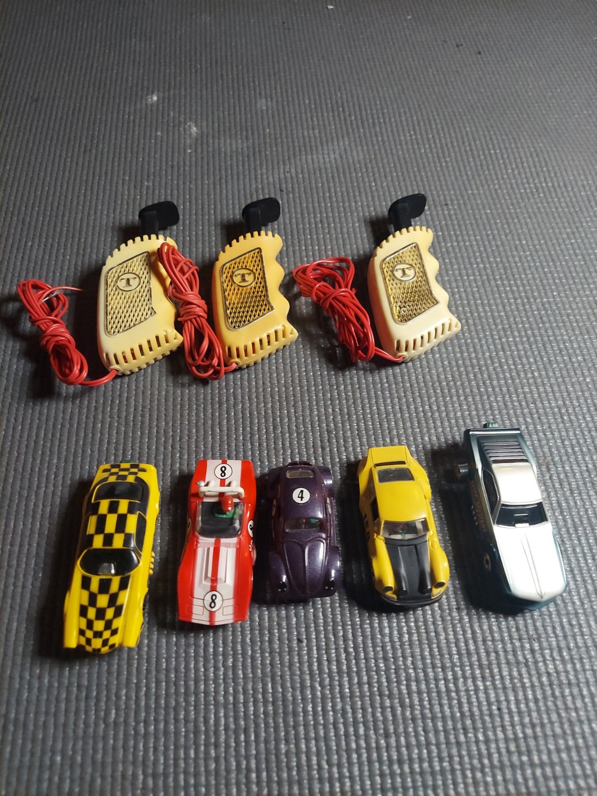 ​Vintage Tyco TycoPro HO Scale Slot Cars Lot Trick Mustang Porsche VW Corvette