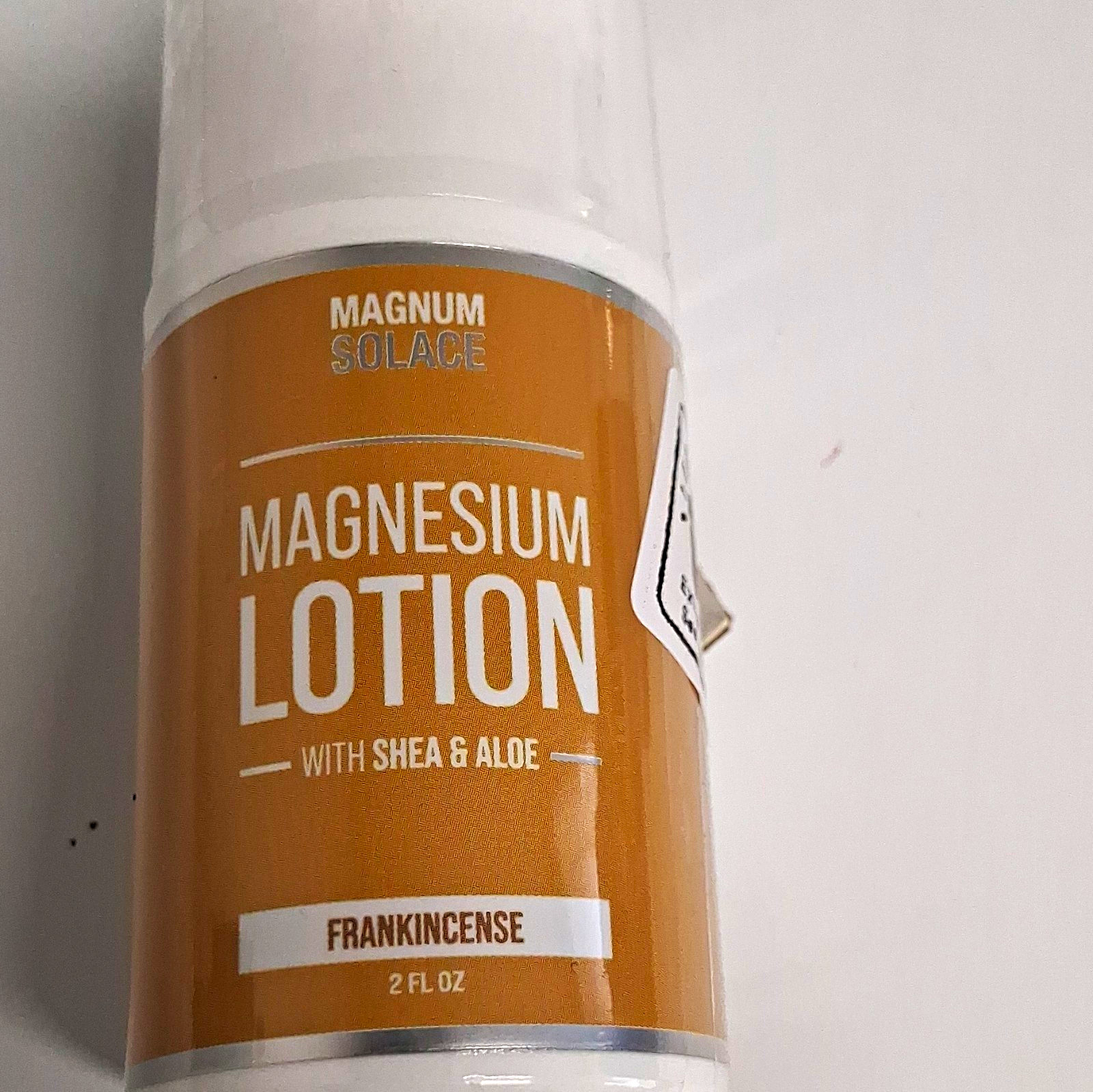 Magnum Solace Magnesium Hydrating Lotion Moisturizer Shea Aloe Frankincense 2 oz Magnum Solace Magnesium Hydrating Lotion Moisturizer Shea Aloe Frankincense 2 oz