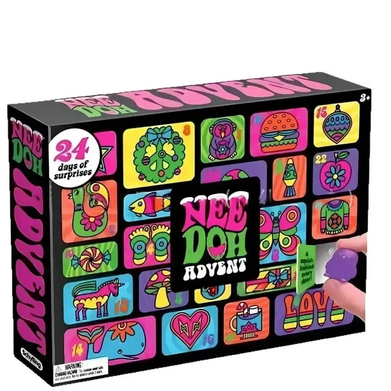 Needoh Advent Calendar 2026 24-Day Countdown Blind Box Toy Gift