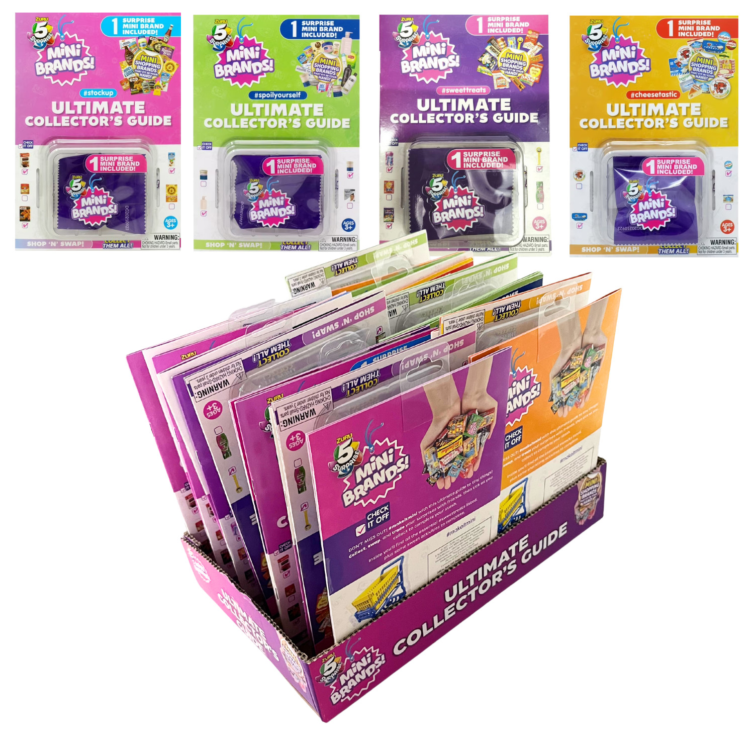 5 Surprise Mini Brands Ultimate Collector's Guide (24 Pack) 4 types repeating