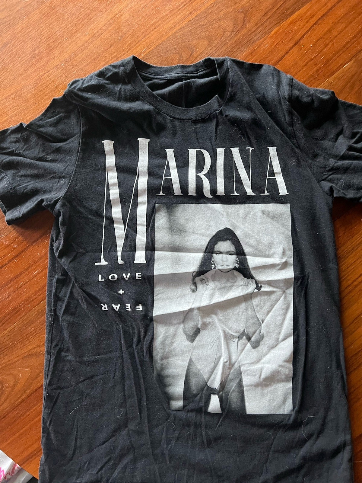 Marina And The Diamonds - Love + Fear Tour Merch Shirt Marina And The Diamonds - Love + Fear Tour Merch Shirt