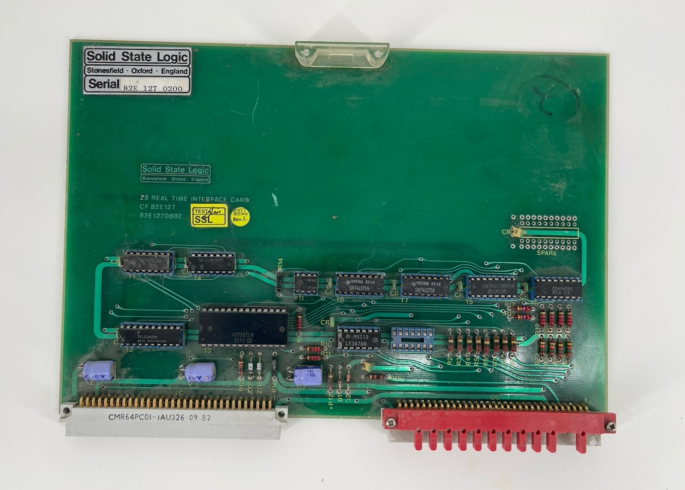 Vintage Solid State Logic SSL 82E127 Z8 Real Time Interface Card Console 1982 #1 Vintage Solid State Logic SSL 82E127 Z8 Real Time Interface Card Console 1982 #1