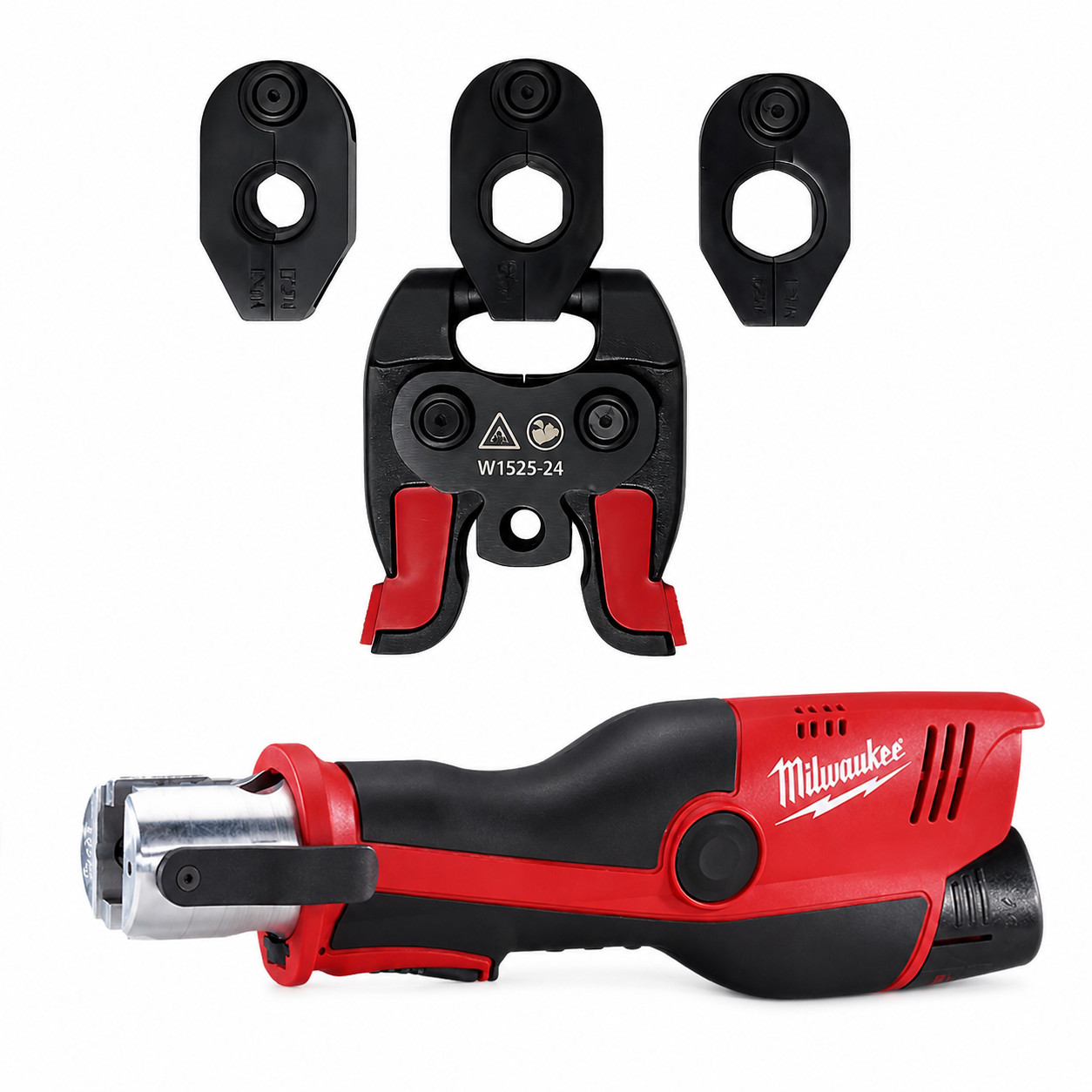 For MILWAUKEE 2473 M12 Swivel Jaw Kit for Tight Spaces 1/2 3/4 1 inch