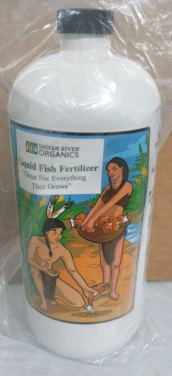 Indian River Organics Liquid Fish Fertilizer Hydrolyzed Fish Fertilizer 36 oz Indian River Organics Liquid Fish Fertilizer Hydrolyzed Fish Fertilizer 36 oz