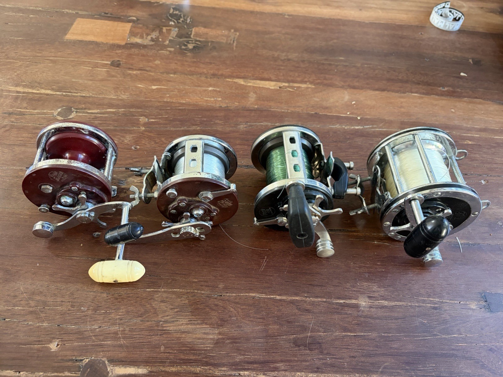 Set of Four Penn Conventional Reels Made In USA