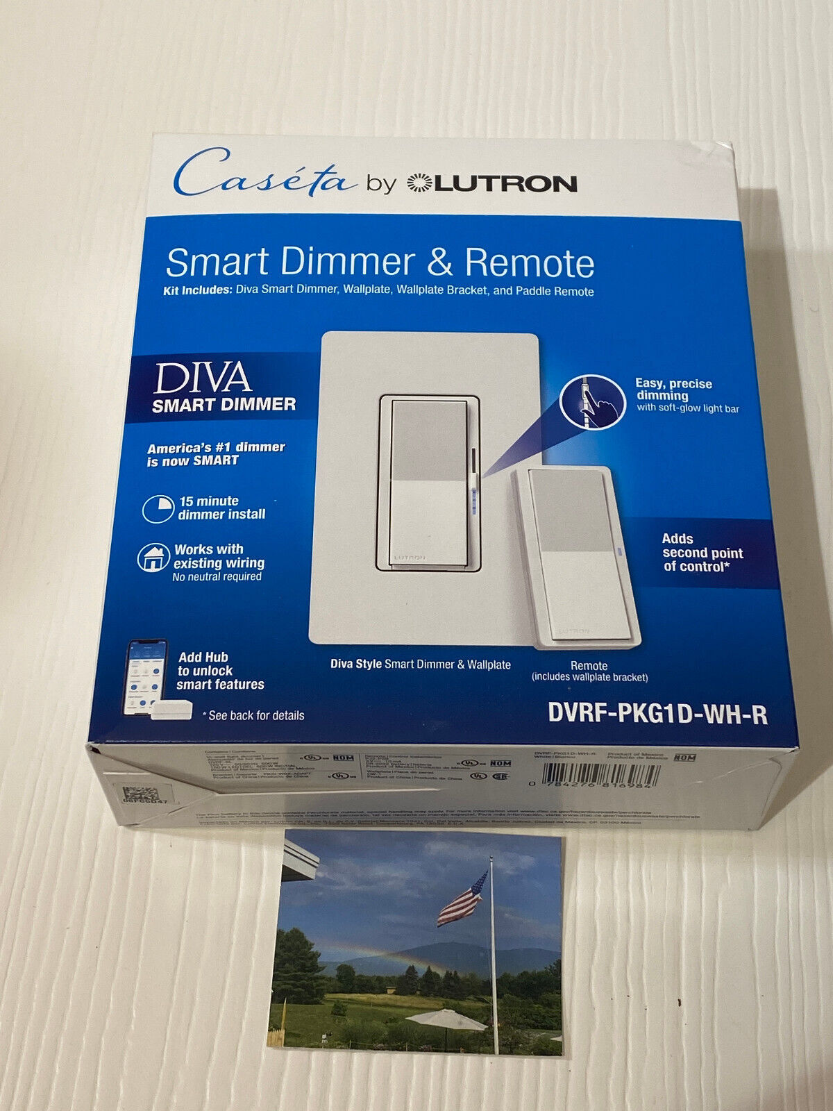 Lutron Diva Smart 150W LED Dimmer Switch - White (DVRF-PKG1D-WH-R) Lutron Diva Smart 150W LED Dimmer Switch - White (DVRF-PKG1D-WH-R)