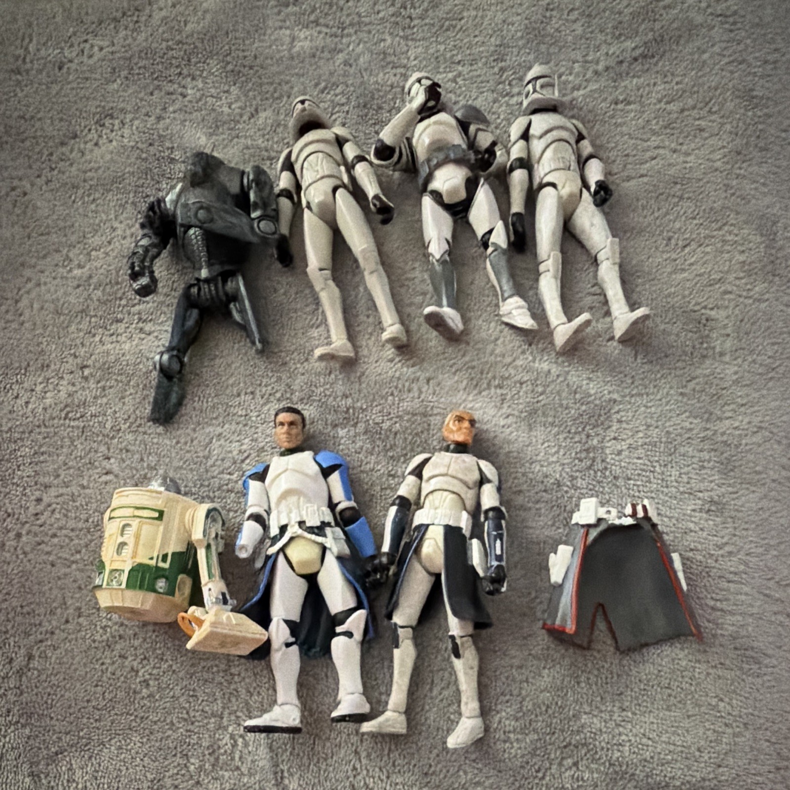 Hasbro Star Wars Clone Trooper Action Figure Lot 2005-2008 