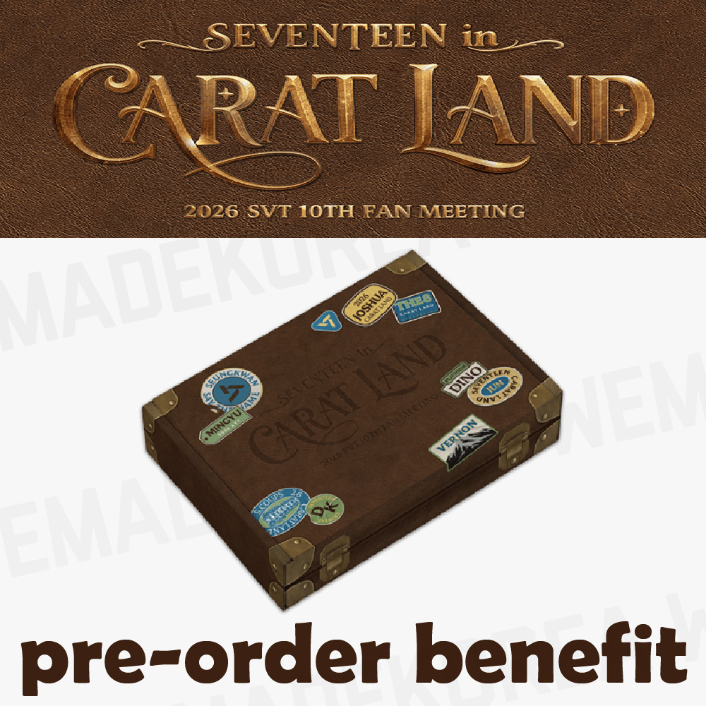 Pre-order 2026 SVT 10th Fan Meeting SEVENTEEN in CARAT LAND Memory Book+ & POB