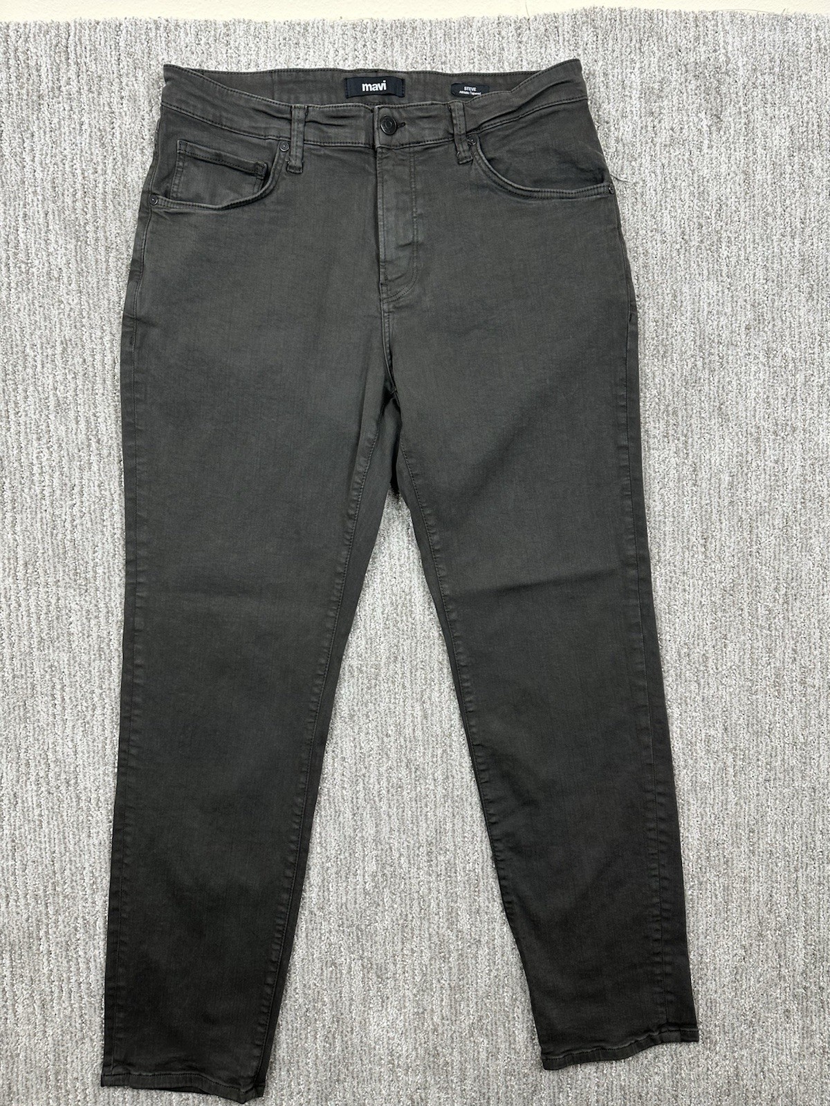 Mavi Jeans Mens 36x32 Dark Gray Steve Athletic Fit Tapered Stretch Comfort Denim Mavi Jeans Mens 36x32 Dark Gray Steve Athletic Fit Tapered Stretch Comfort Denim