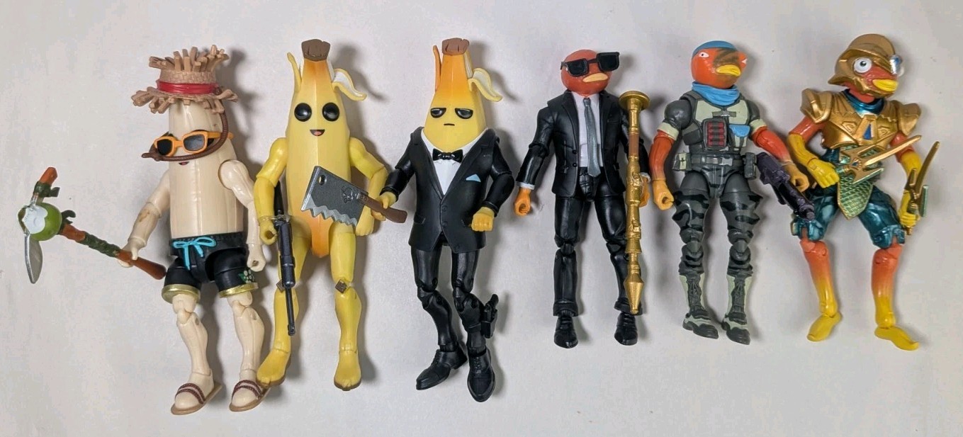 Fortnite Fortfight Peely vs Fishstick Set Toy Figures Target Exclusive Jazwares