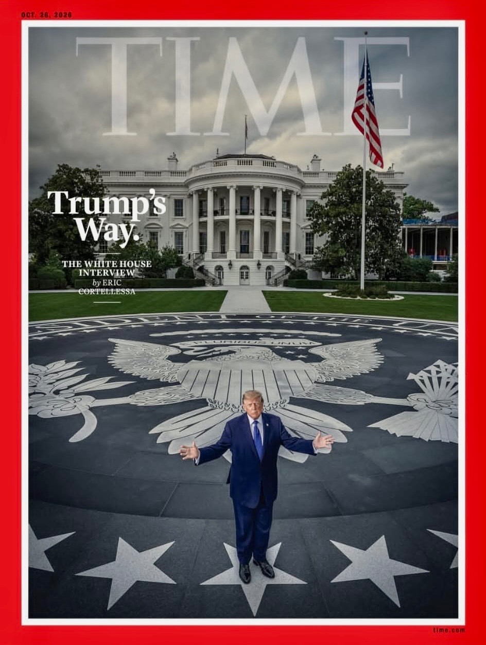 PRESIDENT DONALD TRUMP - TRUMP’S WAY - TIME MAGAZINE - OCTOBER 2026