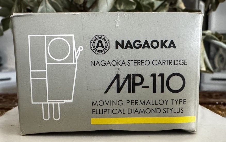 NAGAOKA MP-110 Moving Permalloy Stereo Cartridge, Elliptical Diamond Stylus