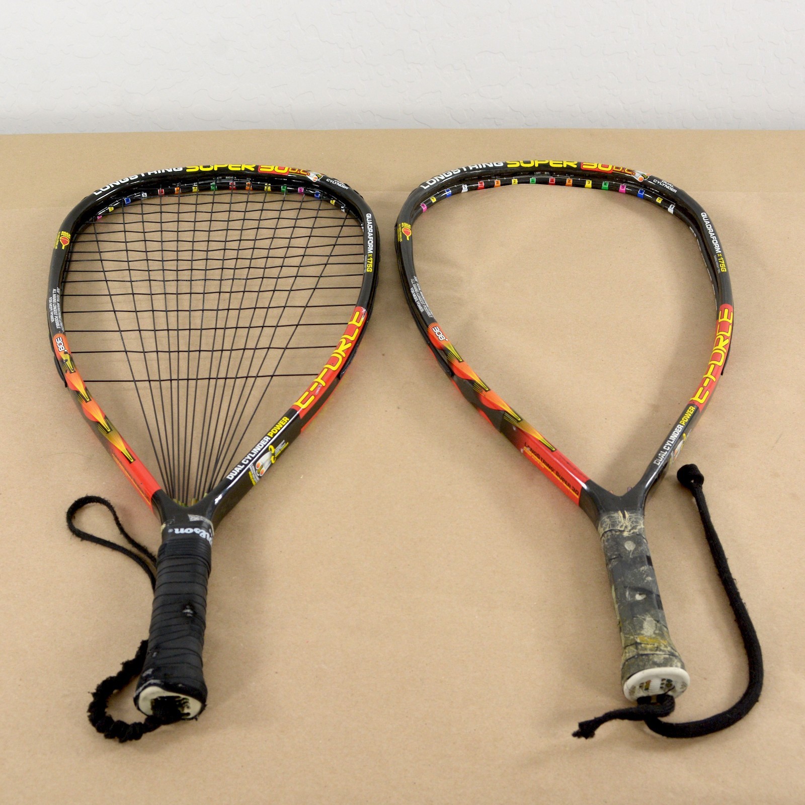 2 E-Force Super 30DC Racquetball Racquets Pre-Owned Matching Pair