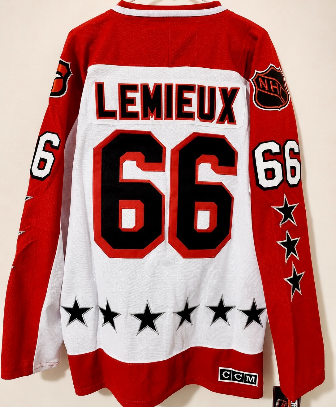 Mario Lemieux 1980s NHL All-Star Game CCM Jersey - Size (52) - NEW WITH TAGS