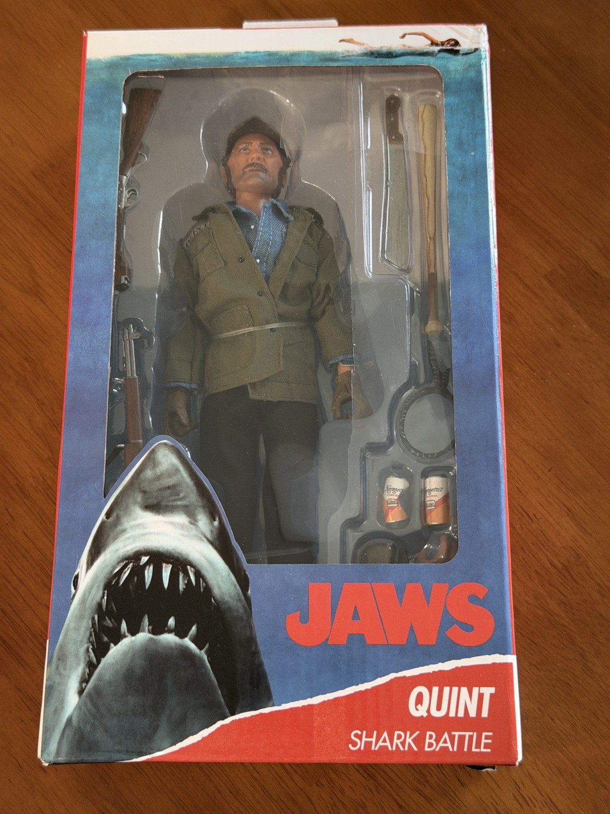 NECA JAWS Movie Shark Battle QUINT 8\