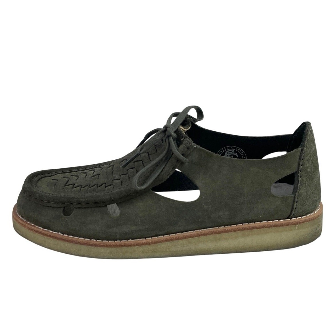 KITH Ronnie Fieg Clarks 8th St Brixham Green Suede Leather Low Top Flat Shoes 8 KITH Ronnie Fieg Clarks 8th St Brixham Green Suede Leather Low Top Flat Shoes 8