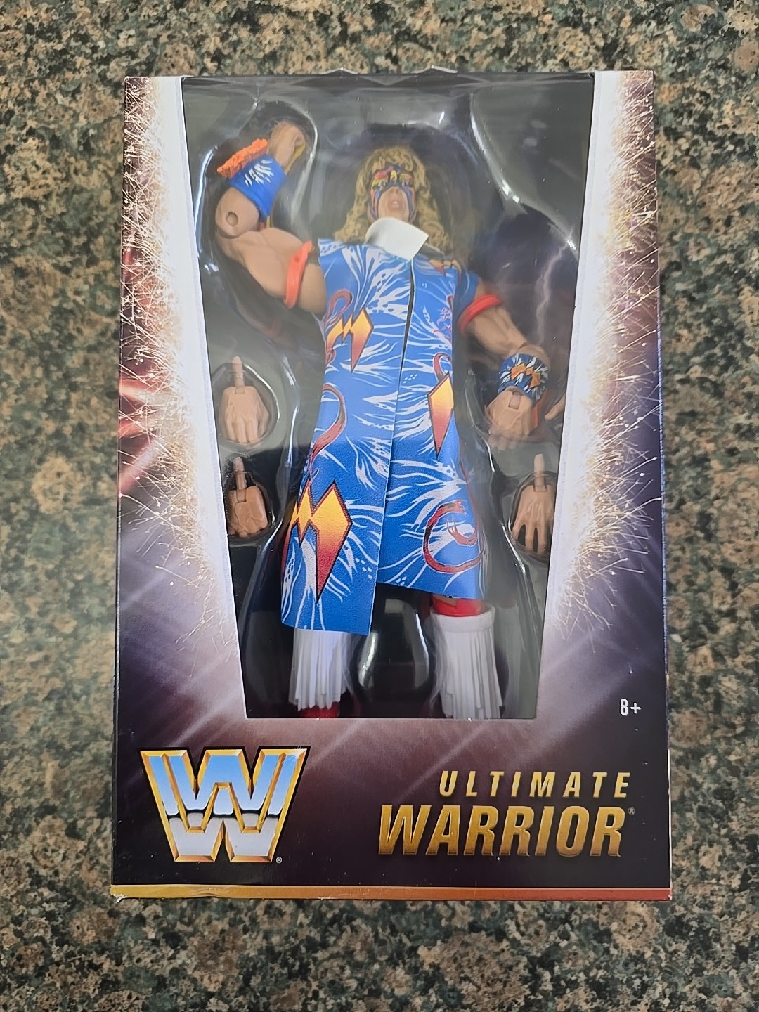 WWE Ringside Exclusive Elite Wrestlemania ULTIMATE WARRIOR  Brand New Sealed...
