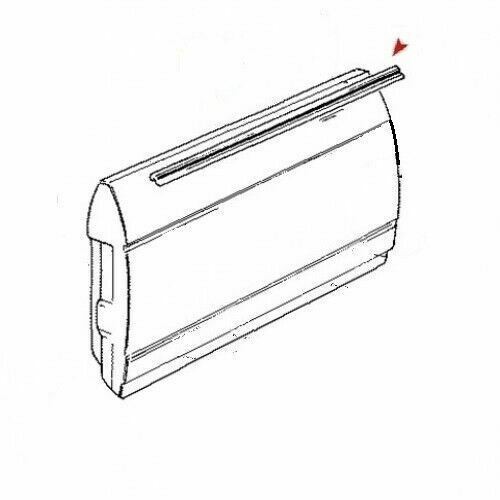 Mercedes Benz W123 Door Window Seal Belt Window Rubber Scraper Brushes 4 PC