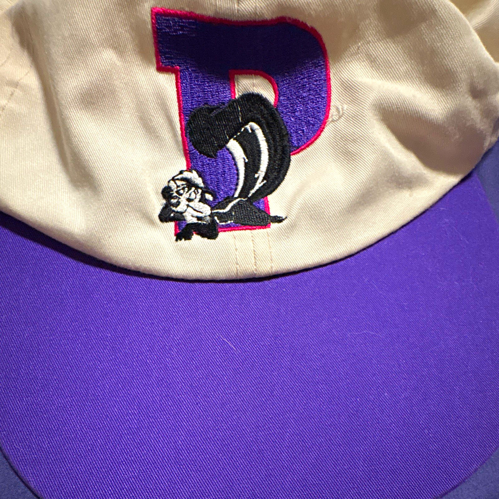 Warner Bros. Pepe Le Pew Looney Tunes Purple & White Hat Cap