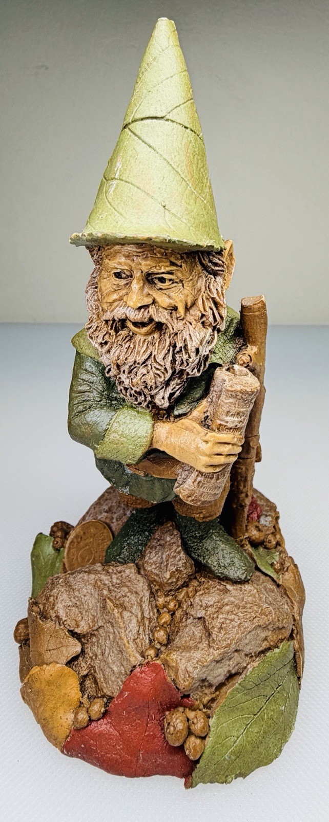 1997 Tom Clark Cairn Studio Robin Gnome #5343 Signed 6” Figurine Sculpture