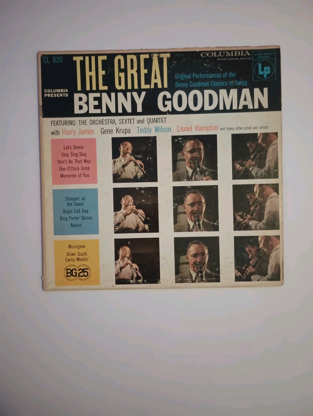 The Great Benny Goodman Vinyl Original Performances Of Benny Goodman Classics In