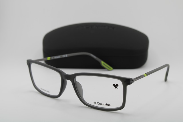 NEW COLUMBIA C8033 023 MATTE BLACK GREEN GUNMETAL AUTHENTIC EYEGLASSES 59-18 NEW COLUMBIA C8033 023 MATTE BLACK GREEN GUNMETAL AUTHENTIC EYEGLASSES 59-18