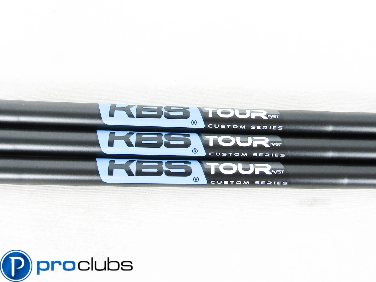 3pc NEW KBS TOUR CUSTOM SERIES (MATTE BLACK / BLUE) 120 STIFF FLEX WEDGE SHAFTS